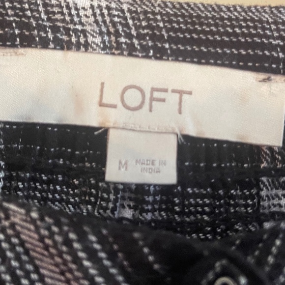 LOFT Flannel Peasant Blouse - Picture 3 of 4